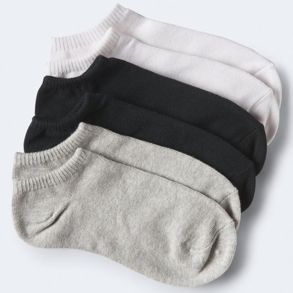 2 for $15 - NEW Aeropostale Solid Ankle Socks 3 Pair Pack - Picture 1 of 3